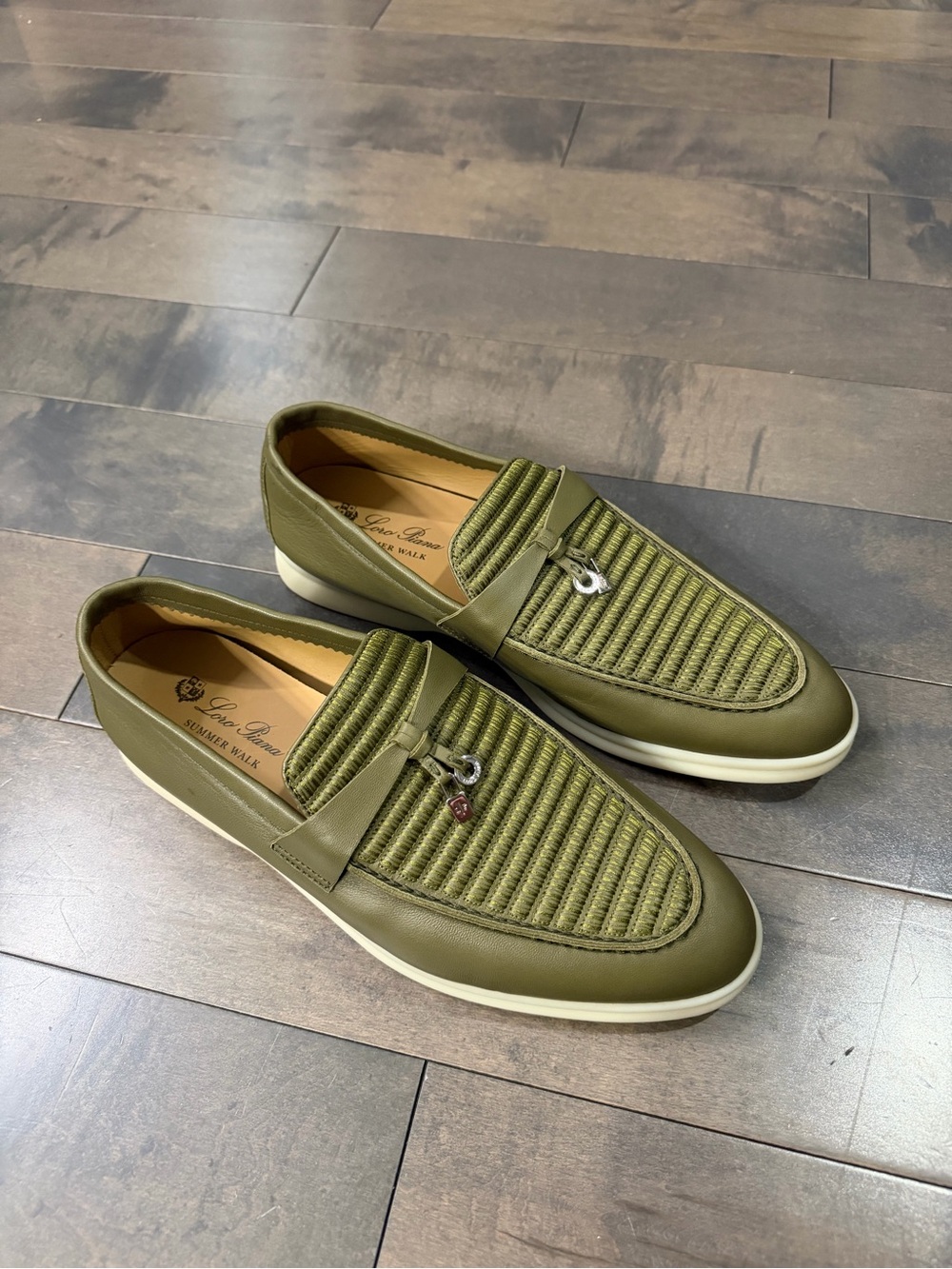 Loro Piana Unisex Charms Loafers Size 42
